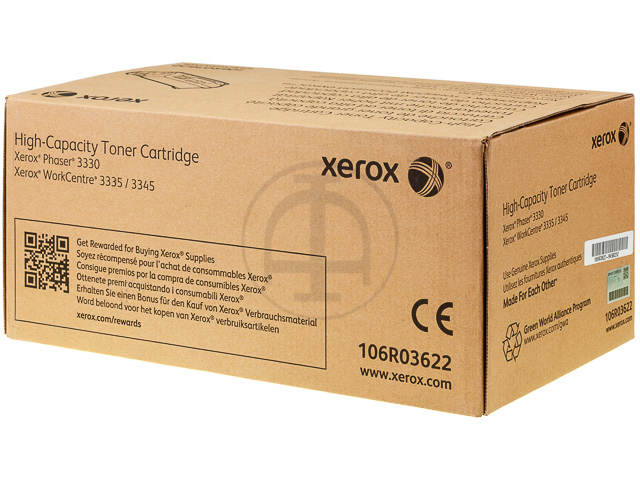 106R03622 XEROX PH3330 TONER BLACK HC 8500Seiten hohe Kapazitaet