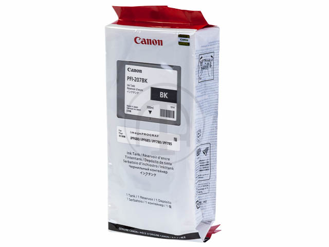 PFI207B CANON IPF680 TINTE BLACK 8789B001 300ml