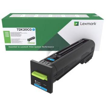 72K20C0 LEXMARK CS82x Toner cyan return 8000Seiten