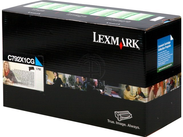 C792X1CG LEXMARK C792 TONER CYAN HC 20.000Seiten hohe Kapazitaet return