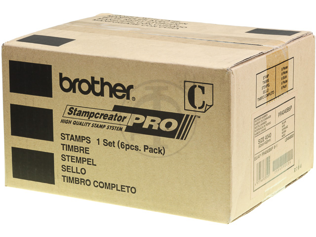 PR4040B6P BROTHER SC2000 STEMPEL SCHWARZ 40x40mm