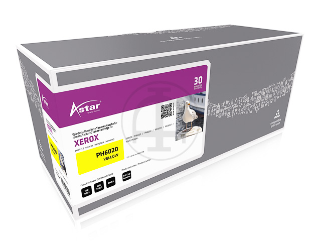 AS13206 ASTAR XER. PH6020 TONER YEL 106R2758 1000Seiten