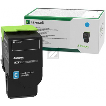 C242XC0 LEXMARK MC Toner cyan EHC return 3500Seiten