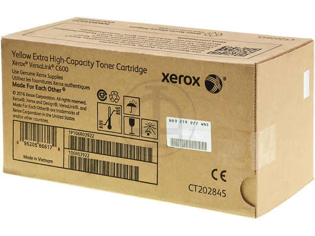 106R03922 XEROX VERSALINK C600 TONER YE 16.800Seiten extra hohe Kapazitaet