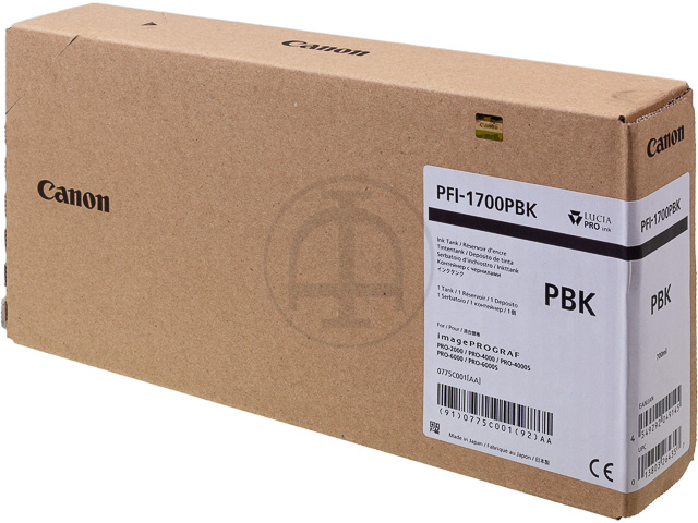 PFI1700PBK CANON PRO2000 FOTOTINTE BLK 0775C001 700ml