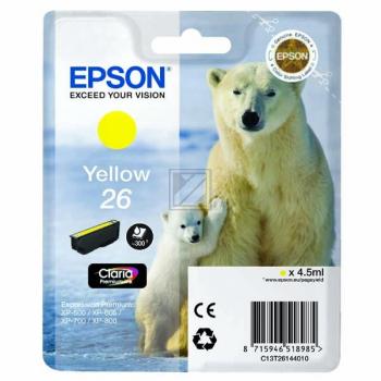 C13T26144012 EPSON XP Tinte yellow ST 300Seiten 4,5ml