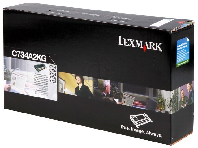 C734A2KG LEXMARK C734 TONER BLACK 8000Seiten