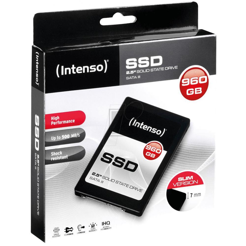 INTENSO 2.5 SSD SATA III HIGH 960GB 3813460 intern