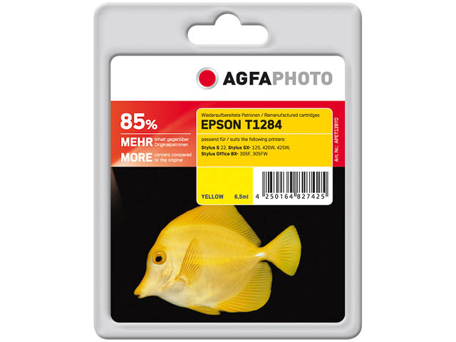 APET128YD AP EPS. BX305F TINTE YELLOW 6,5ml 85%laengere Lebensdauer inkl. Chip