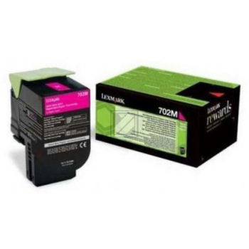 70C20ME LEXMARK 702ME CS Toner magenta corporate 1000Seiten