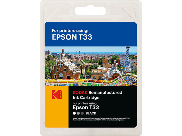 185E003301 KODAK EPS. XP530 TINTE BLK C13T33314012/T3331 200Seiten 10ml