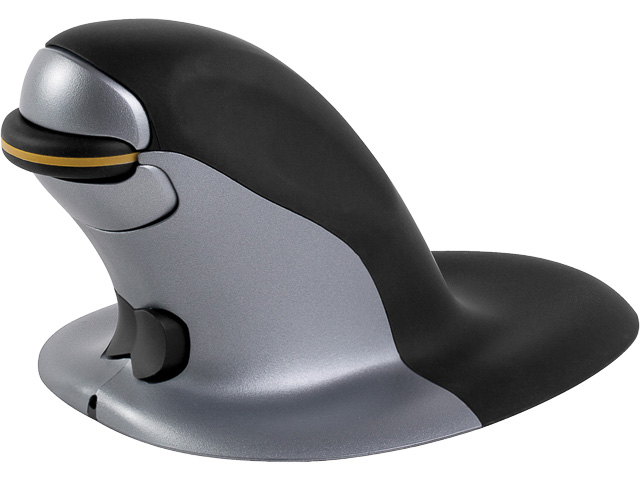 9894701 FELLOWES Penguin Maus kabellos medium vertikal schwarz