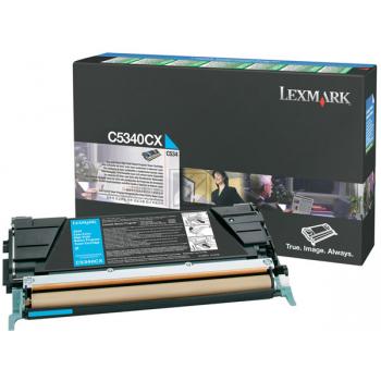 C5340CX LEXMARK Optra C Toner cyan return 7000Seiten