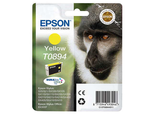 C13T08944011 EPSON BX300F TINTE YELLOW 3,5ml 135Seiten