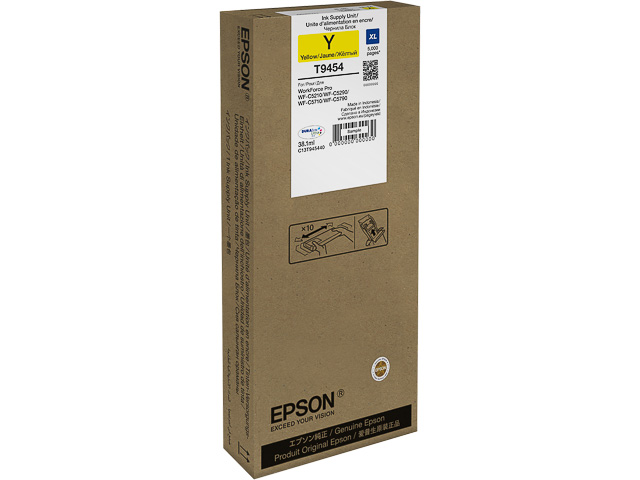 C13T945440 EPSON WF C5210 TINTE YEL HC Cartridge XL 38,1ml hohe Kapazitaet