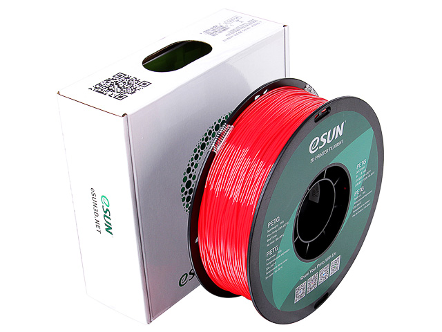 PETG 1,75mm SOLID RED 1kg ESUN 3D FILAMENT