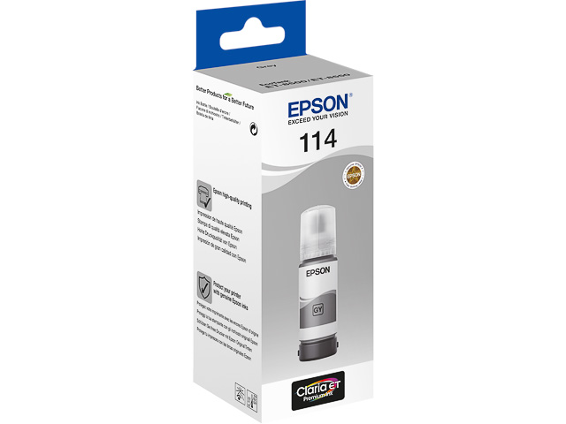 C13T07B540 EPSON ET8500 TINTE GRAU 70ml Flasche EcoTank 114