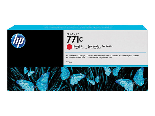 B6Y08A HP DNJ Z6200 TINTE CHROMATIC RED HP771C 775ml