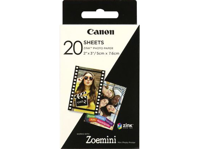 3214C002 CANON ZINK FOTOPAPIER 5x7,5cm 20Blatt