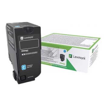 84C2HCE LEXMARK CX72x Toner cyan corporate 16.000Seiten