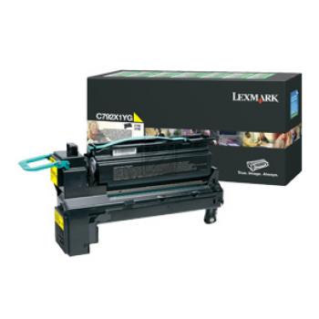 C792X1YG LEXMARK C792 Toner yellow HC return 20.000Seiten