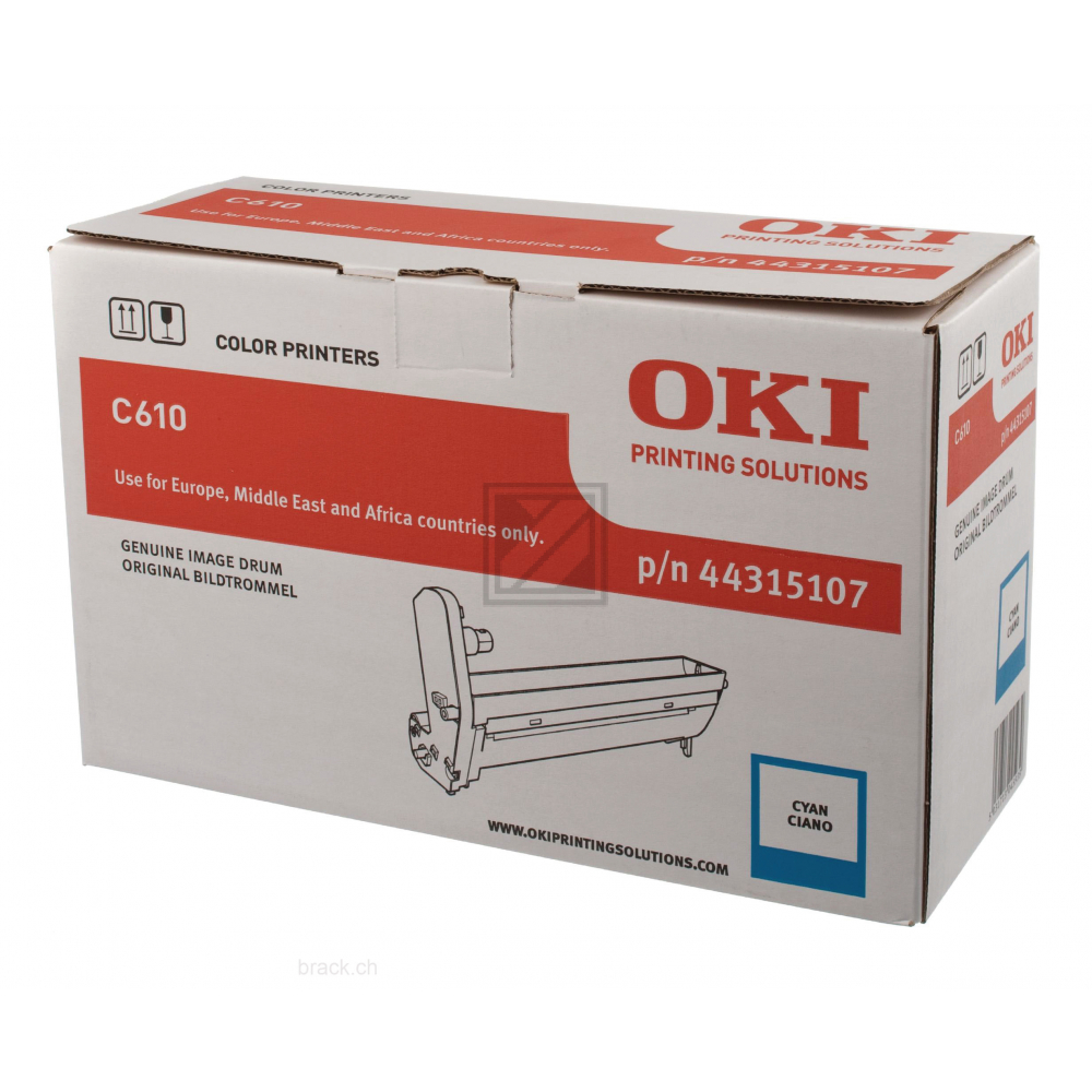 44315107 OKI C6xx OPC cyan 20.000Seiten