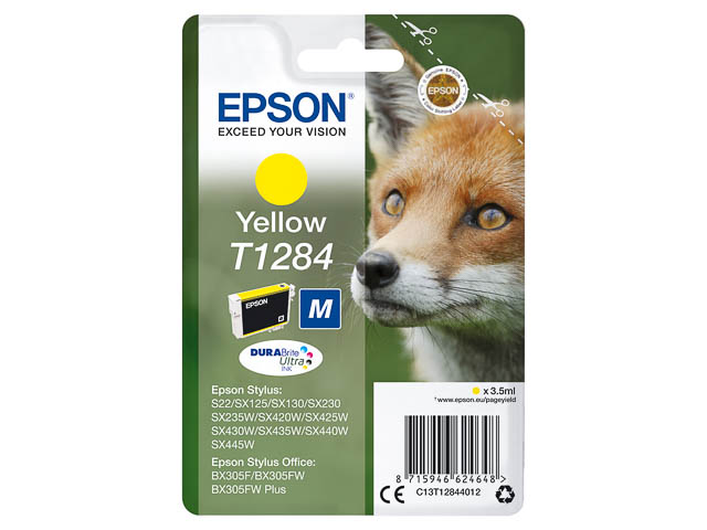 C13T12844012 EPSON BX305F TINTE YELLOW 3,5ml 225Seiten