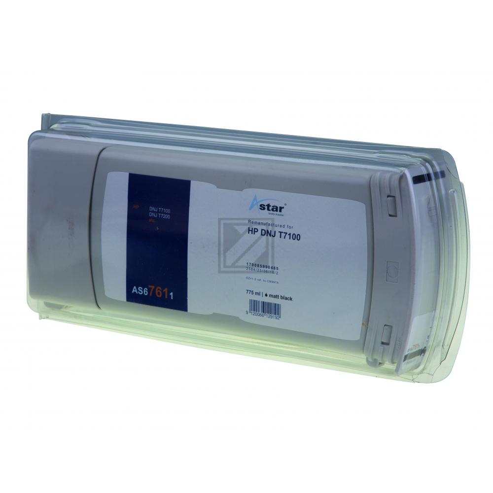 AS67611 ASTAR HP 761 DNJ Tinte matt black rebuilt Blister 775ml