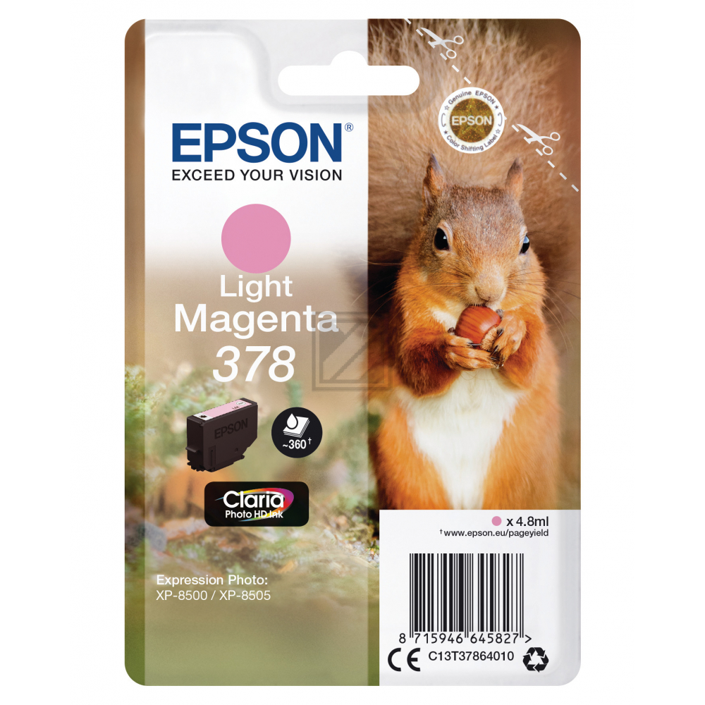 C13T37864010 EPSON XP Tinte light mag ST 360Seiten 4,8ml