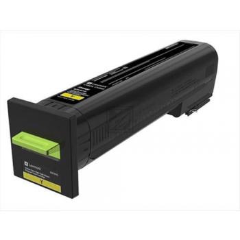 82K2XY0 LEXMARK CX82x Toner yellow return 22.000Seiten
