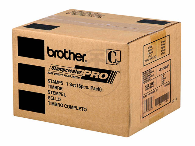 PR1438B6P BROTHER SC2000 STEMPEL SCHWARZ 14x38mm