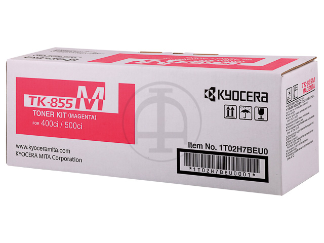 TK855M KYOCERA TA400CI TONER MAGENTA 1T02H7BEU0 18.000Seiten