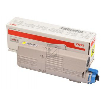 46490605 OKI C/MC Toner yellow HC 6000 Seiten
