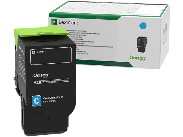 C2320C0 LEXMARK C2325 TONER CYAN ST 1000Seiten return