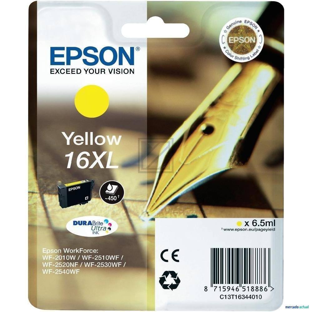 C13T16344012 EPSON WF Tinte yellow HC 450Seiten 6,5ml