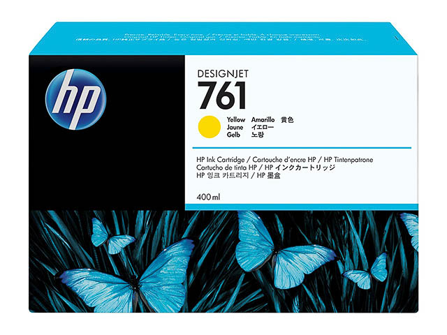 CM992A HP DNJ T7100 TINTE YELLOW HP761 400ml