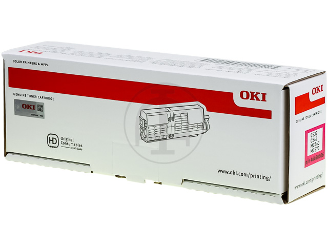 46490606 OKI C532 TONER MAGENTA HC 6000Seiten hohe Kapazitaet