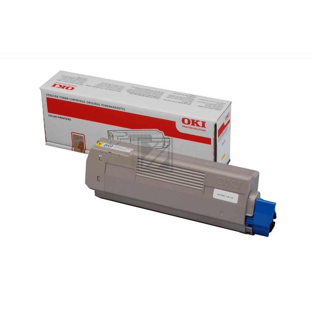 44315305 OKI C6xx Toner yellow 6000 Seiten