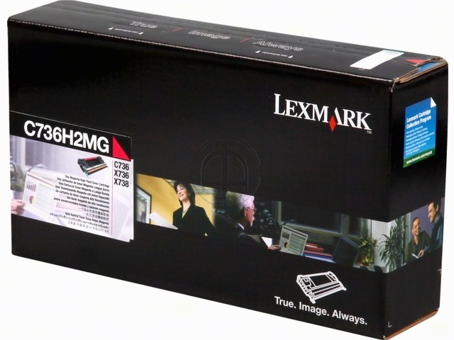 C736H2MG LEXMARK C736 TONER MAGENTA HC 10.000Seiten hohe Kapazitaet