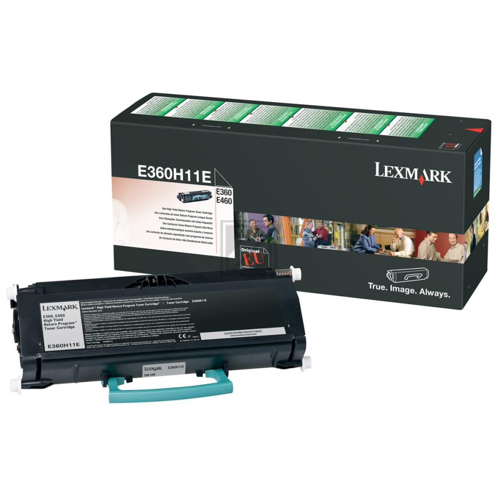 E360H11E LEXMARK Optra E Cartridge black HC return 9000Seiten