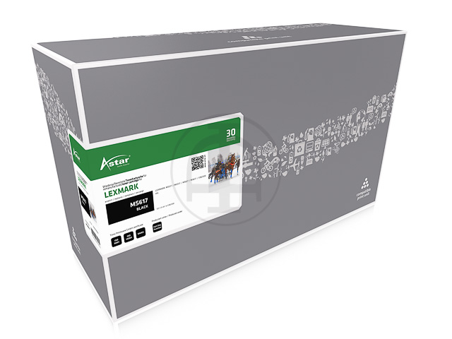 AS20017 ASTAR LEX. MS617 TONER BLK 51B2X00 20.000Seiten