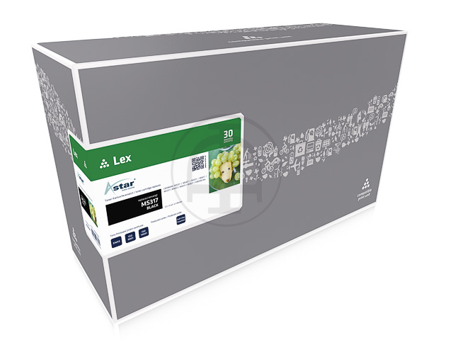 AS10029 ASTAR LEX. MS317 TONER BLK 51B2000 2500Seiten