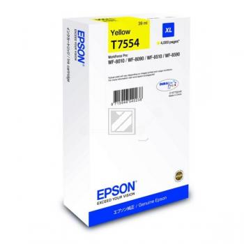 C13T755440 EPSON WF Tinte yellow XL 4000 Seiten 39ml