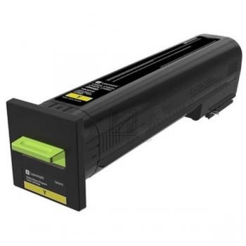 72K20YE LEXMARK CS82x Toner yellow corporate 8000Seiten