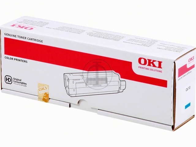44315307 OKI C610 TONER CYAN 6000Seiten
