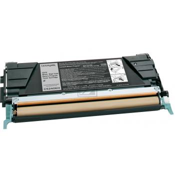 C5240KH LEXMARK Optra C Toner black HC return 8000Seiten