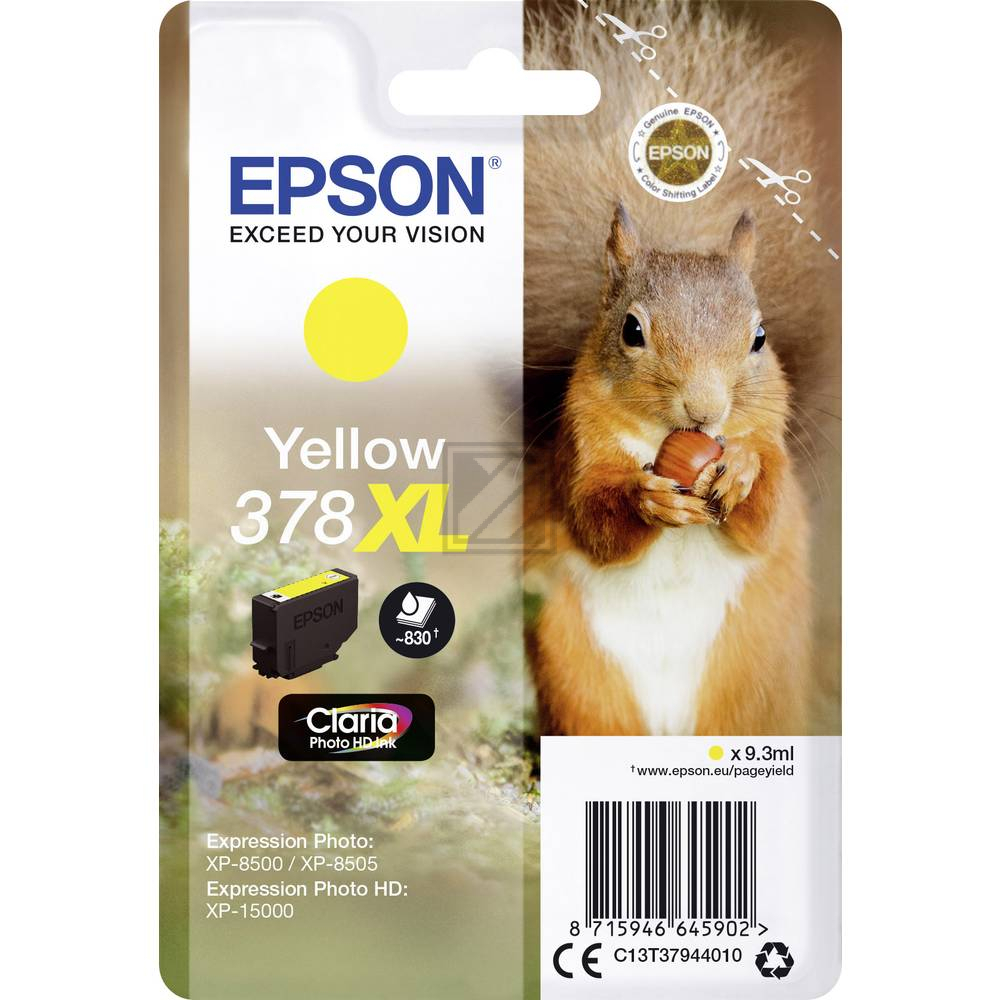 C13T37844010 EPSON XP Tinte yellow ST 360Seiten 4,1ml