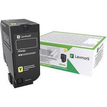 84C2HYE LEXMARK CX72x Toner yellow corporate 16.000Seiten