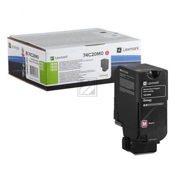 74C20M0 LEXMARK CS72x Toner magenta ST return 3000Seiten