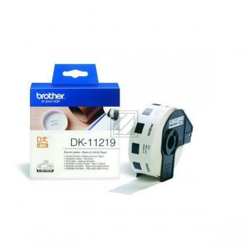 DK11219 BROTHER PT QL550 ETIKETTEN WEISS 1200Stk/Rolle 12mm